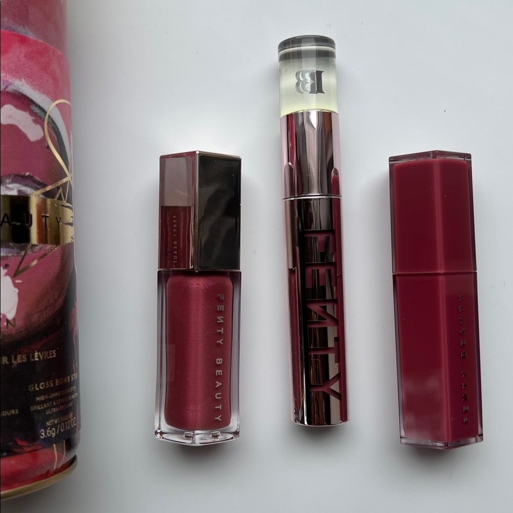 FENTY BEAUTY by Rihanna It's Riri Szn 3-Piece Lip Set Limited Edition - Picture 4 of 16